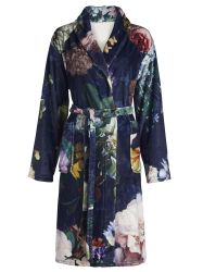 Essenza Damenbademantel Fleur, Kurzform, Polyester, Schalkragen, günstig online kaufen
