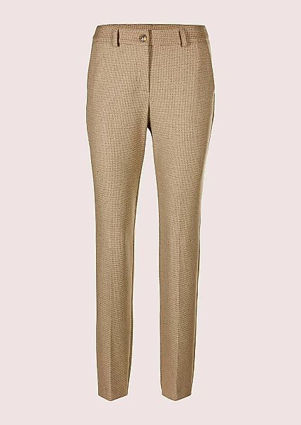 MADELEINE Stoffhose "Chinohose Mid Waist Chinohose mit Bügelfalten" günstig online kaufen