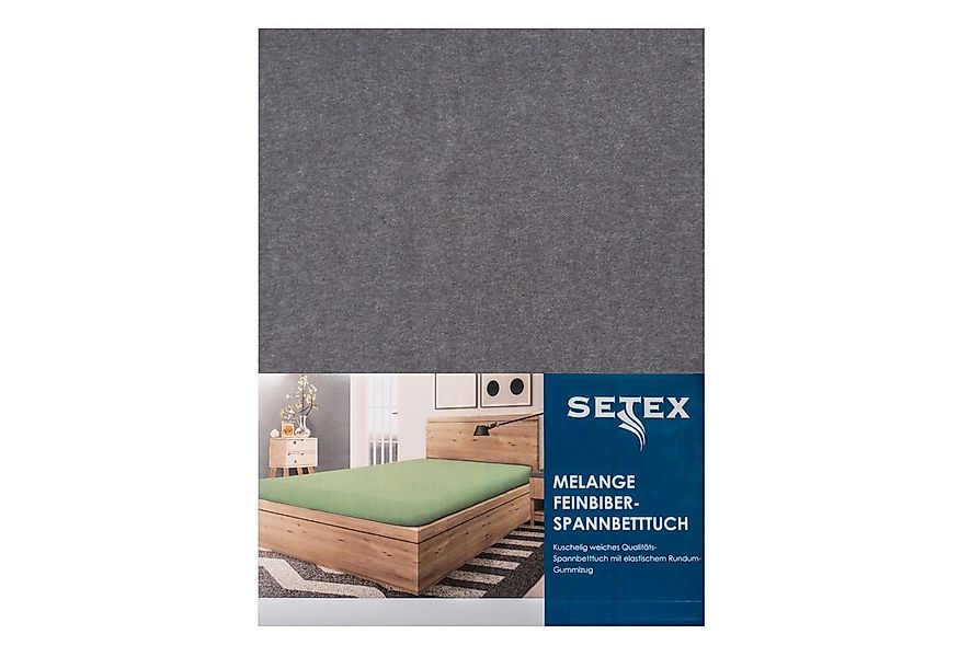 SETEX Spannbettlaken Biber, Biber, Gummizug: rundum, (1 Stück), Feinbiber-A günstig online kaufen