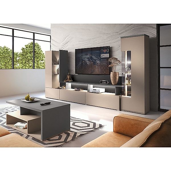 Lomadox Wohnzimmer-Set SELCE-83, (Mega-Spar-Set, 3-St., 3-tlg), günstig online kaufen