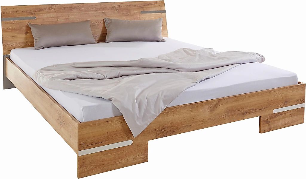 Wimex Futonbett "Anna, Bett Made in Germany" mit chromfarbenen Details im K günstig online kaufen