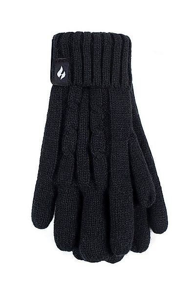 Heat Holders Strickhandschuhe Damen Schwarz günstig online kaufen