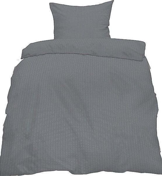 KH-Haushaltshandel Bettwäsche Baumwoll Seersucker Bettwäsche, 135 x 200 + 8 günstig online kaufen