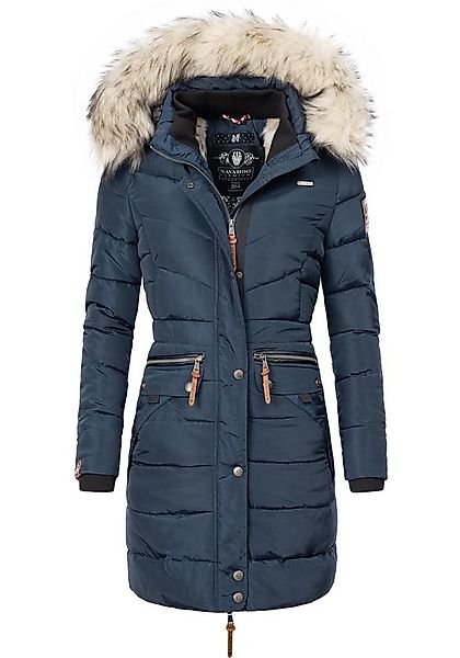 Navahoo Steppmantel Paula stylischer Winter Parka m. edlem Fellimitat günstig online kaufen