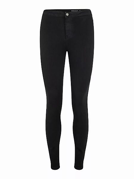 NOISY MAY Nmella High Waist Skinny Fit Jeans Damen Schwarz günstig online kaufen