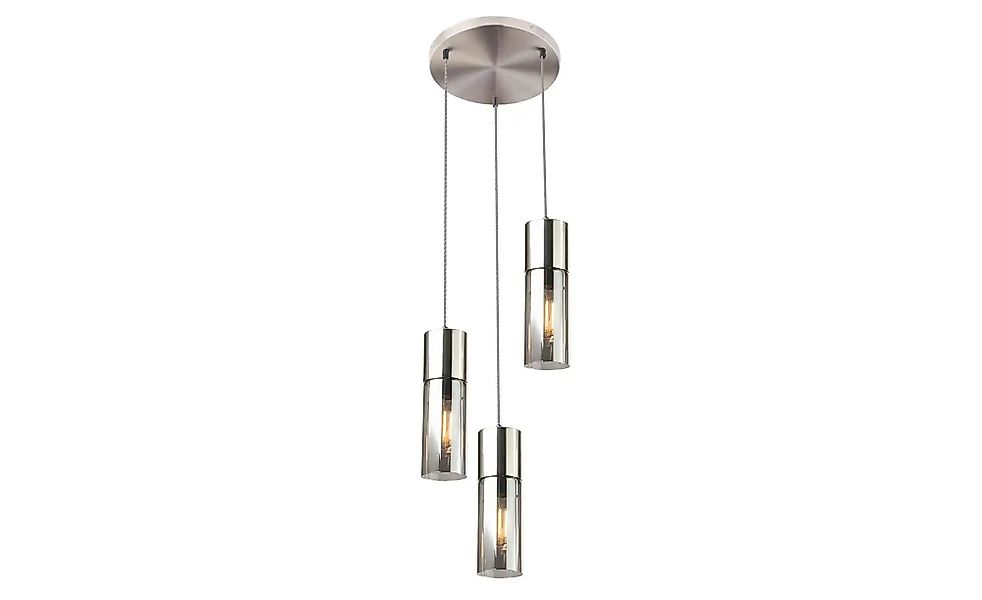 Globo Lighting Pendelleuchte   ¦ silber ¦ Maße (cm): B: 30 H: 150 T: 30.0 L günstig online kaufen