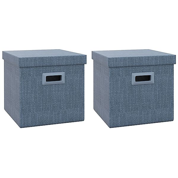 HOMCOM Truhe Faltbare Aufbewahrungsbox, 2er-Set (stapelbare günstig online kaufen