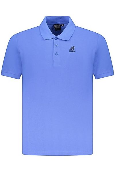 U.S. GRAND POLO Poloshirt Herren Blaues Kurzarm-Poloshirt mit Stickerei und günstig online kaufen