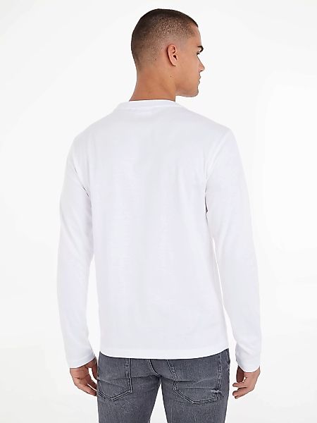 Calvin Klein Langarmshirt "CUT THROUGH LOGO LS T-SHIRT" günstig online kaufen