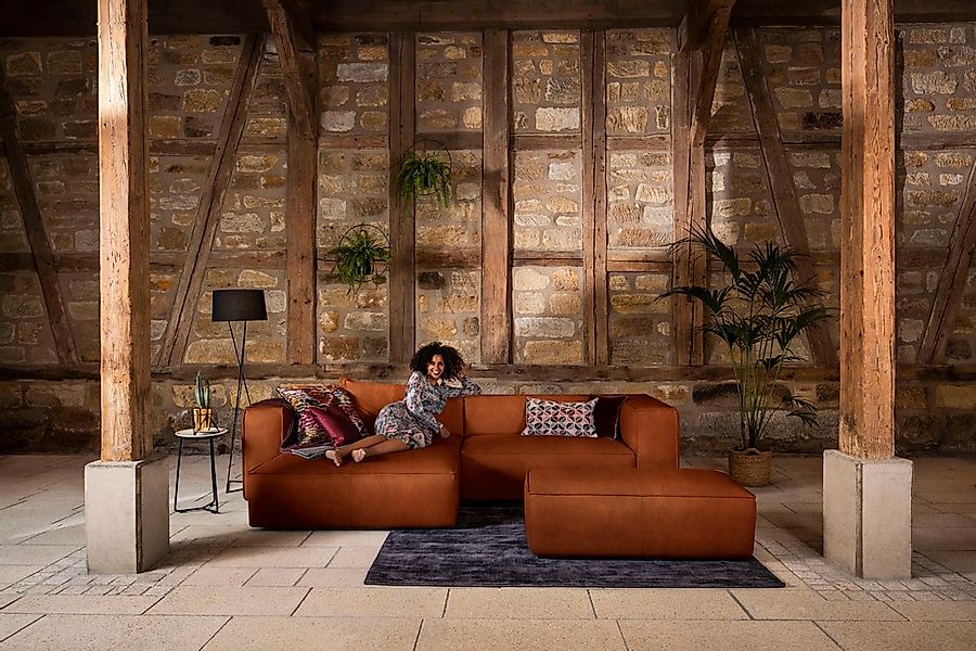 W.SCHILLIG Ecksofa "around-the-block", (Spar-Set), inklusive Hocker, mit el günstig online kaufen