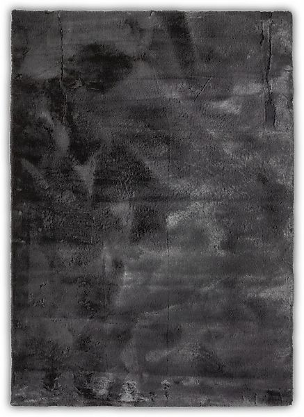 my home Fellteppich »Clement«, rechteckig, 30 mm Höhe, Kunstfell, Uni Farbe günstig online kaufen