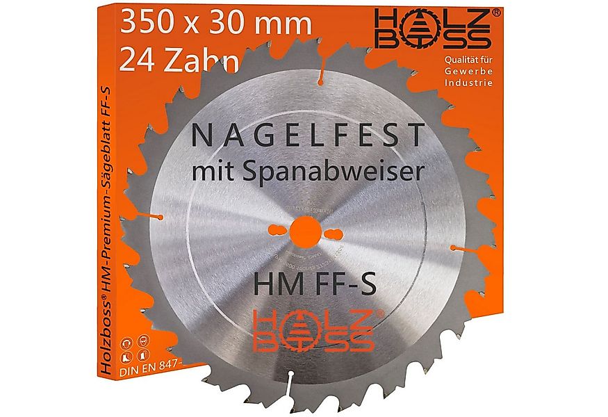 Holzboss® Sägeblatt NEUHEIT " Nagelfest mit Spanabweiser " HM-Sägeblatt FF- günstig online kaufen