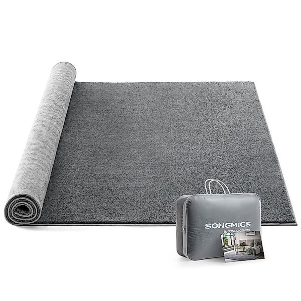 SONGMICS HOME Teppich, Rechteck, Wohnzimmerteppich, rutschfest, günstig online kaufen