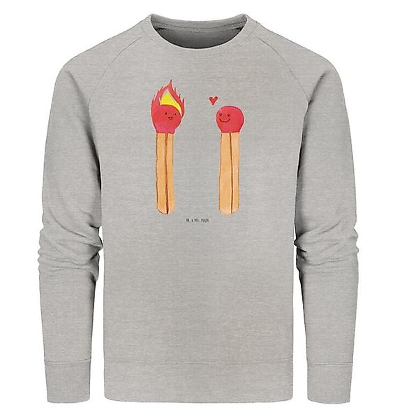 Mr. & Mrs. Panda Longpullover Streichhölzer Größe M - Heather Grey - Gesche günstig online kaufen