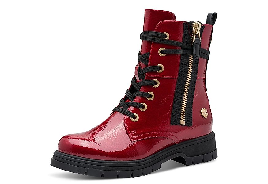 MARCO TOZZI by GMK Schnürboots, Blockabsatz, Schnürboots mit Zierreißversch günstig online kaufen