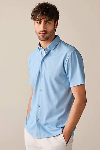 Next Langarmhemd Oxford-Hemd aus Baumwollgemisch (1-tlg) günstig online kaufen