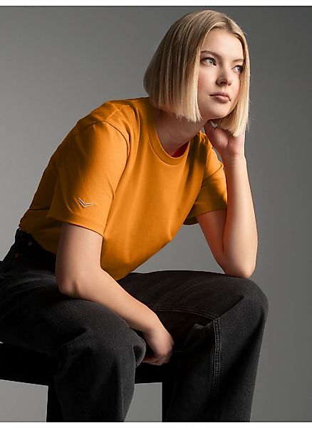 Trigema T-Shirt "TRIGEMA T-Shirt aus 100% Biobaumwolle" 1 Stk. tlg. günstig online kaufen