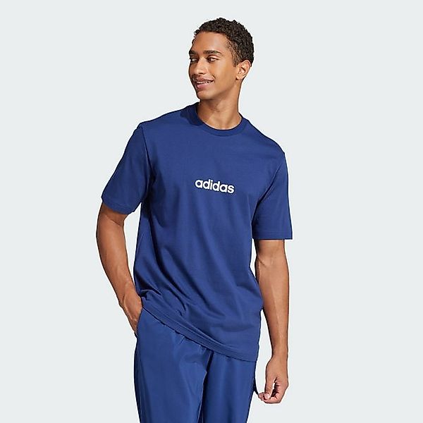 adidas Sportswear Poloshirt ESSENTIALS LINEAR SINGLE JERSEY T-SHIRT günstig online kaufen