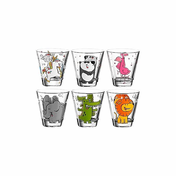 LEONARDO Kinderbecher "Kinderbecher Bambini 215 ml 6er Set" günstig online kaufen