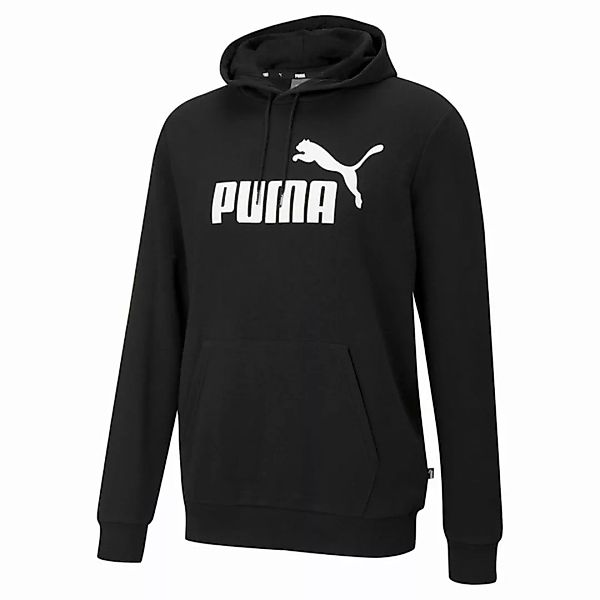 PUMA Herren Sweatshirt - ESS Big Logo Hoodie, großes Logo Schwarz 4XL günstig online kaufen
