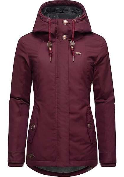 Ragwear Winterjacke Monade Damen Winterparka mit Kapuze und m. Fleece gefüt günstig online kaufen