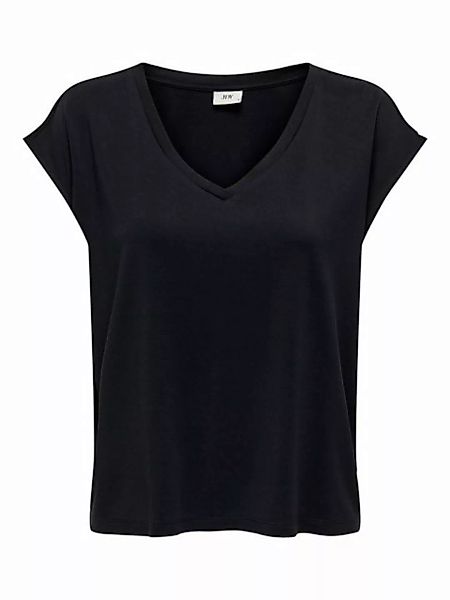 JDY T-Shirt - Shirt - Kurzarmshirt - JDYHAZEL S/S MODAL V-NECK TOP günstig online kaufen