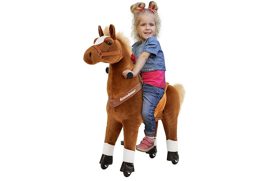 miweba Reitpferd für Kinder Amadeus - Pony mit Rollen, Schaukelpferd, Kinde günstig online kaufen