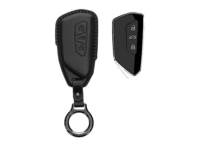 kwmobile Schlüsseltasche Hülle für VW Golf 8 3-Tasten Autoschlüssel (1-tlg) günstig online kaufen