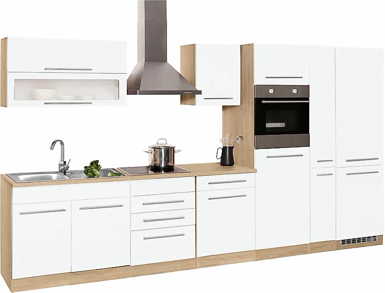 KOCHSTATION Küchenzeile »KS-Eton«, ohne E-Geräte, Breite 360 cm günstig online kaufen