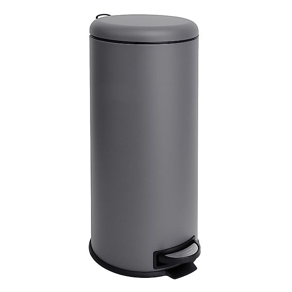Svita T30 Mülleimer 30Liter Treteimer Abfalleimer Mülltonne Grau günstig online kaufen