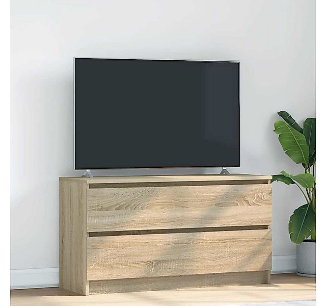 vidaXL Schrankmodule TV-Schrank Betongrau 100x35x54 cm Holzwerkstoff günstig online kaufen