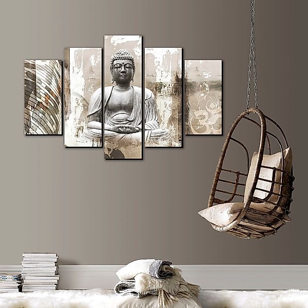 Art for the home Leinwandbild »Buddha XXL«, (Set, 5 St.) günstig online kaufen
