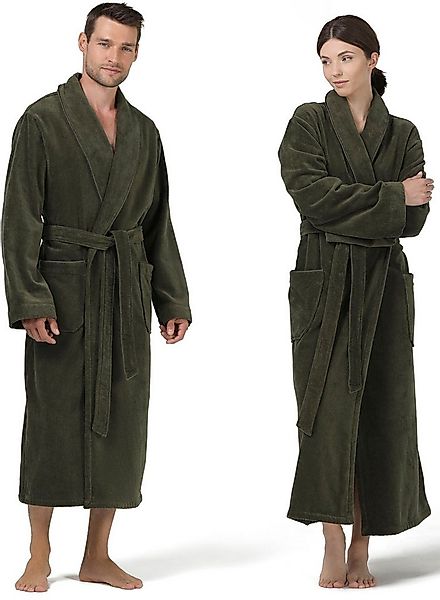 Möve Unisex-Bademantel ideal für Sauna & Spa, Hotelbademantel, Morgenmantel günstig online kaufen