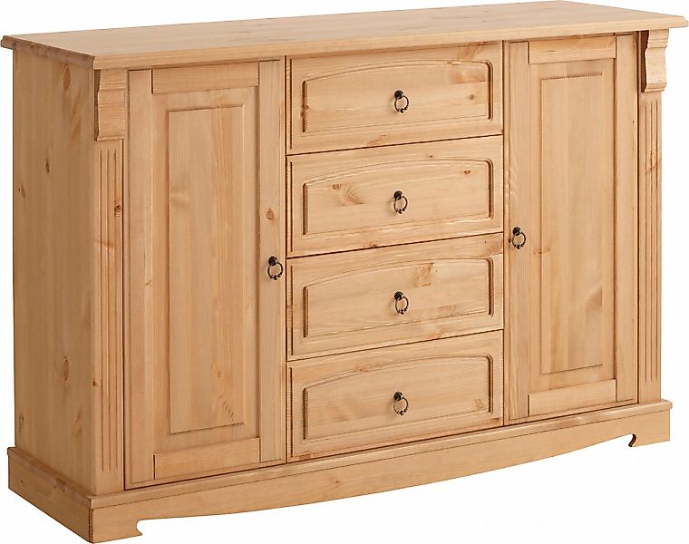 Home affaire Sideboard "Anna", (Gesamtmaße (B/T/H): ca. 140/44/88 cm), Komm günstig online kaufen