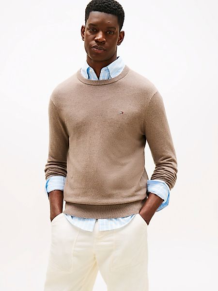 Tommy Hilfiger Rundhalspullover "PIMA ORG CTN CASHMERE CREW NECK" günstig online kaufen