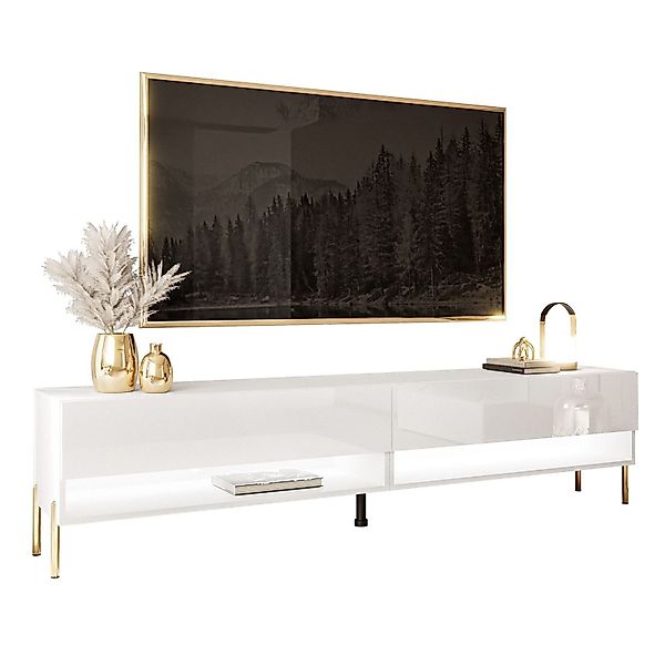 ALLHOUSE24 TV-Schrank ALISSE 180 cm GOLD günstig online kaufen