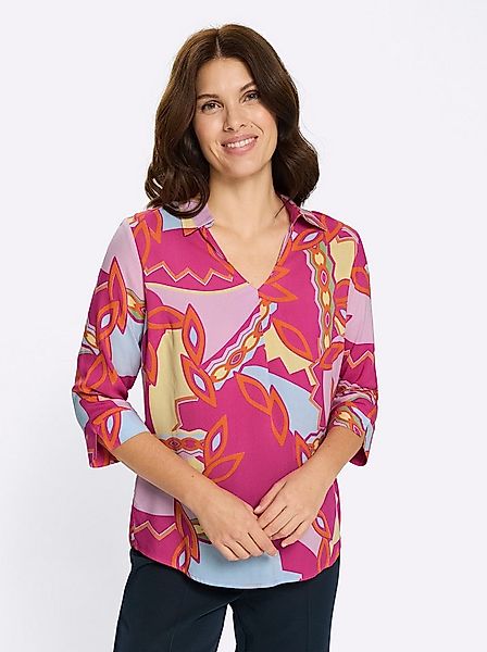 Sieh an! Klassische Bluse Schlupfbluse 3/4-Arm günstig online kaufen