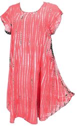 Guru-Shop Midikleid Batik Tunika, Midikleid, Strandkleid, günstig online kaufen