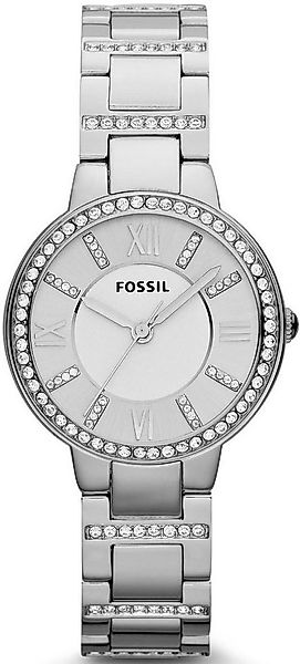 Fossil Quarzuhr VIRGINIA ES3282, Armbanduhr, Damenuhr, Edelstahlarmband günstig online kaufen