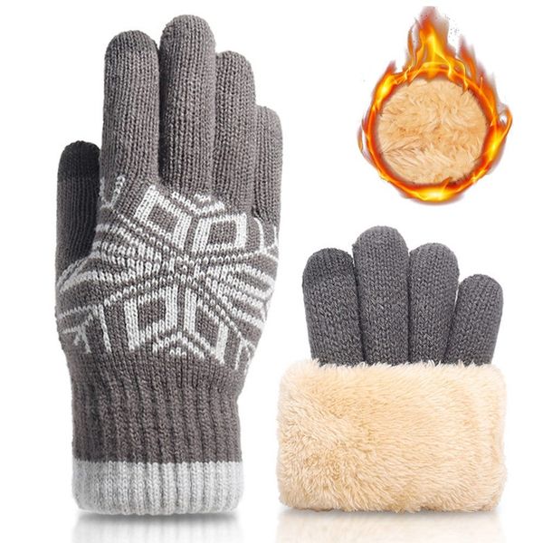 Coonoor Strickhandschuhe Winterhandschuhe Doppellagige Touchscreen Warm günstig online kaufen