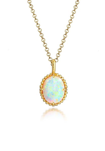 Elli Kette mit Anhänger Anhänger Opal günstig online kaufen