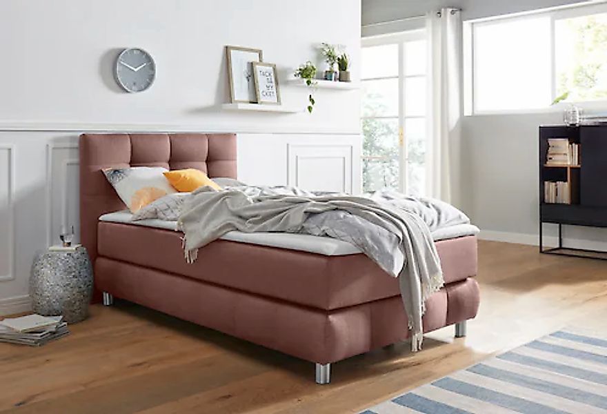 andas Boxspringbett »Salo«, incl. Topper, 6 Breiten, 2 Härtegrade, TFK auch günstig online kaufen