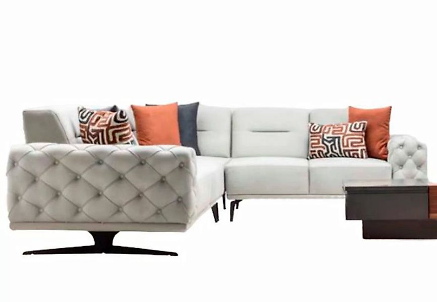 JVmoebel Ecksofa Ecksofa L form Polstersofa Stoffsofa Couch Sofa Moderne St günstig online kaufen
