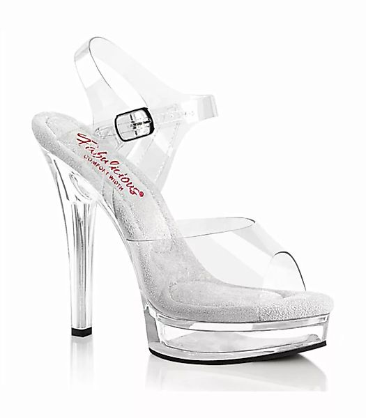 MAJESTY-508 High Heels Sandalette - Klar | Fabulicious   (Schuhgröße: EUR 4 günstig online kaufen