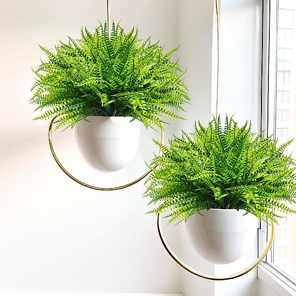 Kunstblumenstrauß Outdoor Künstliche Pflanzen Boston Farn günstig online kaufen