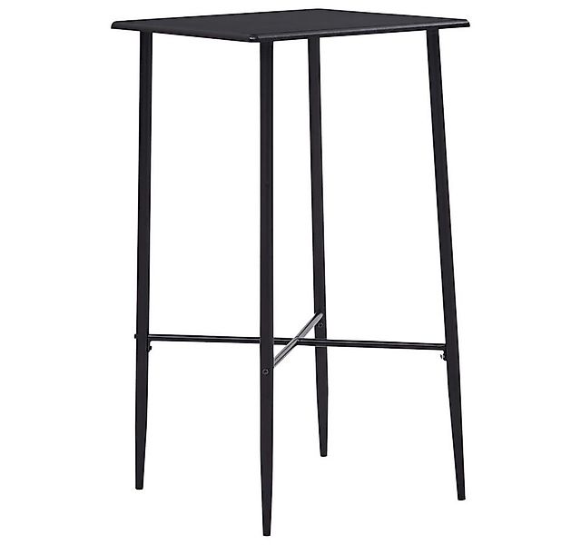vidaXL Esstisch Bartisch Schwarz 60 x 60 x 111 cm MDF (1-St) günstig online kaufen