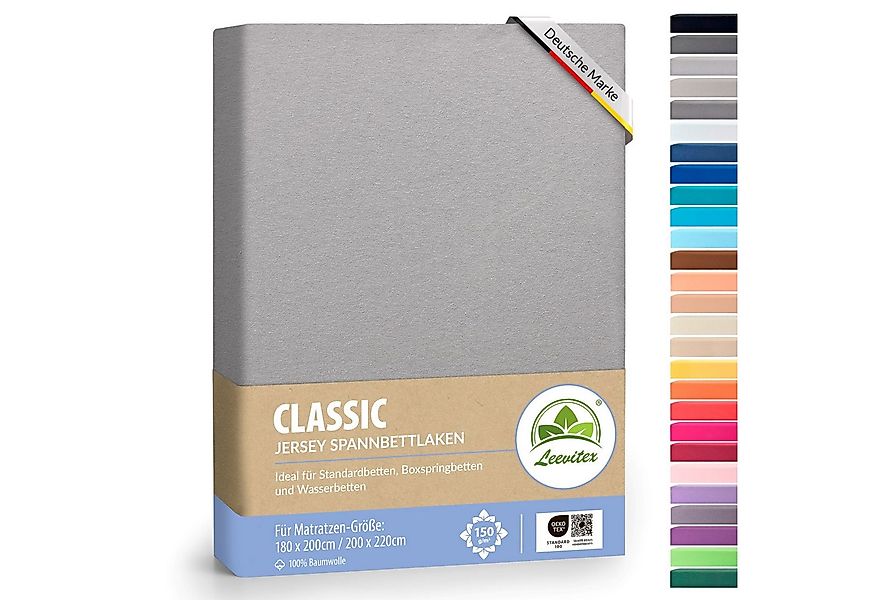 leevitex® Spannbettlaken Spannbettlaken Boxspringbett & Wasserbett Spannbet günstig online kaufen