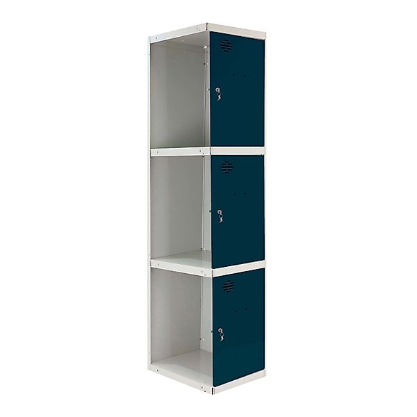 PROREGAL Spind AMEGO HxBxT 180 x 40 x 50 cm 3 Abteile Anbaumodul Grau-Anthr günstig online kaufen