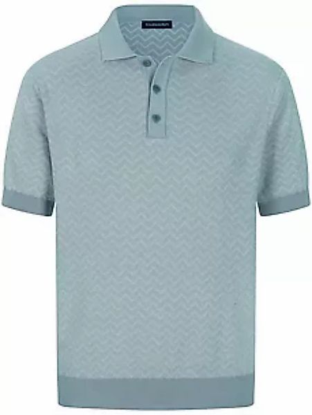 Strick-Polo Louis Sayn blau günstig online kaufen