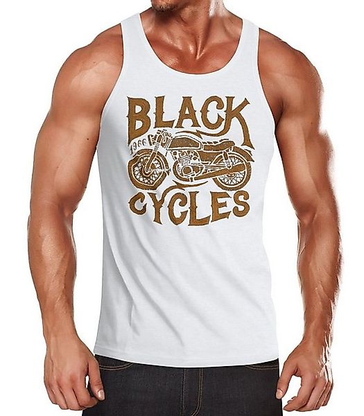 Neverless Tanktop Herren Tank Top Motorrad Biker Vintage Retro mit Print günstig online kaufen
